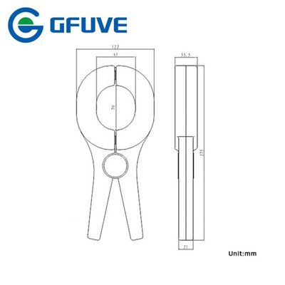 GFUVE Q70 Clamp Type 600A AC Current Probe Voltage Output Accuracy 0.5 % For Bus Bar