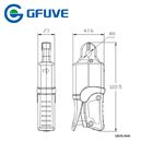 GFUVE Q8 Thin Jaws AC Current Probe , 10mA Output Low Current Probe For Oscilloscope