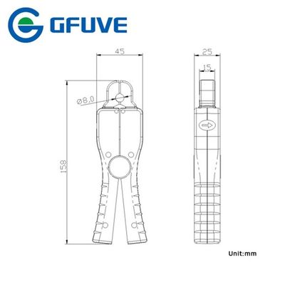 GFUVE Q8A1 High Precision Low Current Amp Probe Nickel Metal Core Accuracy Class 0.1