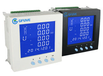 3P4W SWR Digital Power Meter , 3 Phase Multifunction Power Meter Panel Mounting