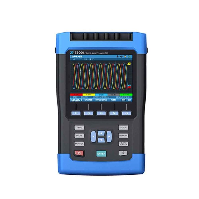 Three Phase Power Quality Analyzer Data Logger , Power Harmonics Analyzer 120-400V