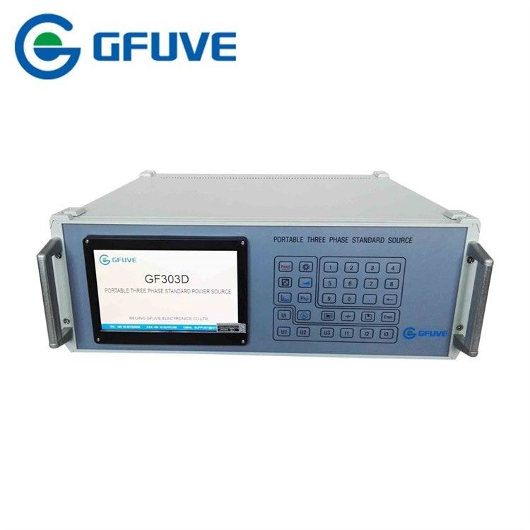 500v 120a 3 Phase AC Electrical Power Calibrator GF303D With 7 Inch Touch TFT Color