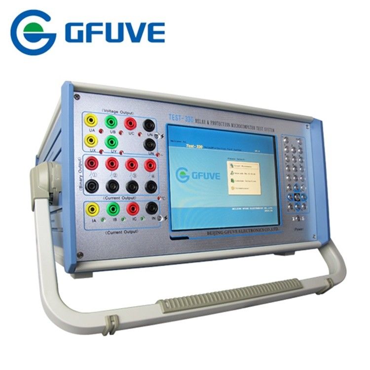 Portable Three Phase Secondary Current Injection Test System With 8 Binary Input / Output