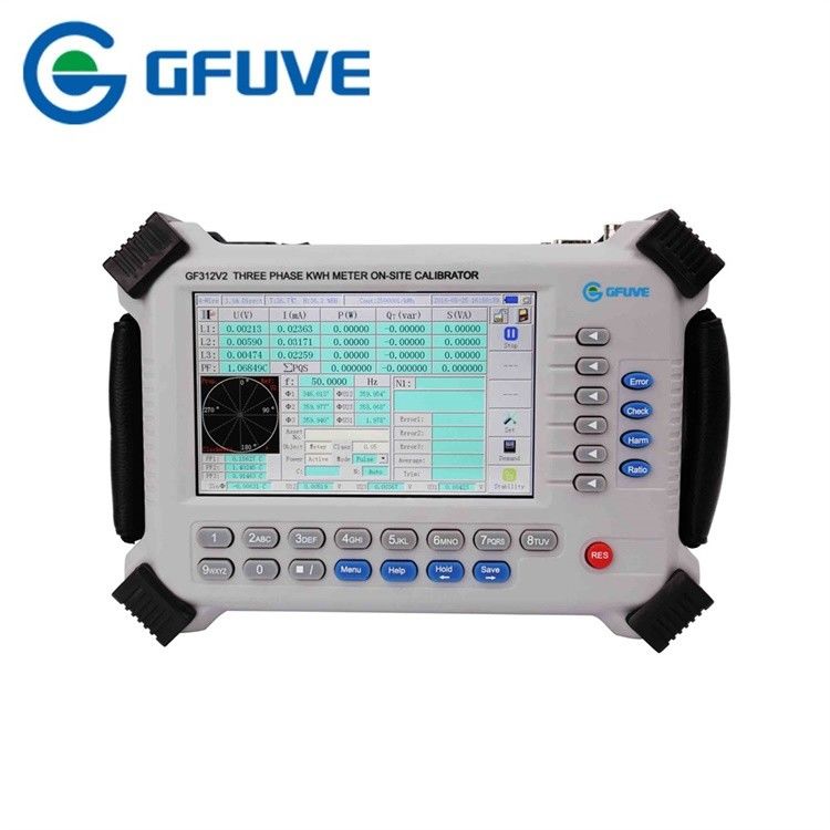 12A 380V Three Phase Portable Meter Test Equipment With Auto Scanning Head & 100A Clamp On Ct