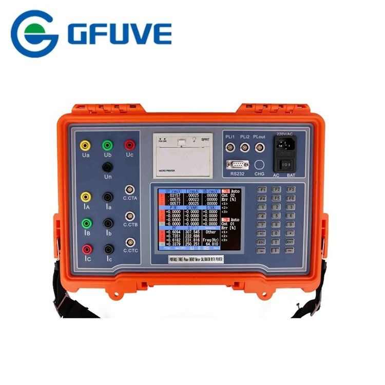 Onsite Energy Meter Calibrator Electric Meter Testing Equipment With Current Clamp