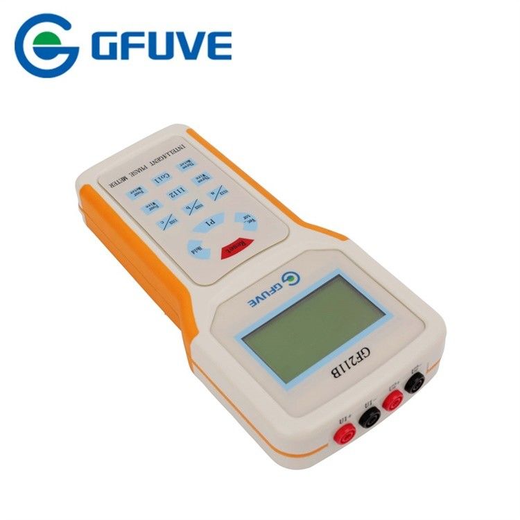 10A 500V High Precision Portable Meter Test Equipment Double Clamp Digital Phase Angle Meter