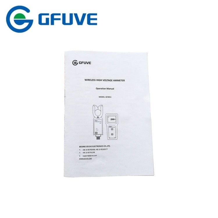 Portable Wireless Amp Clamp Meter Moisture Resistance GF2011 12 Months Warranty