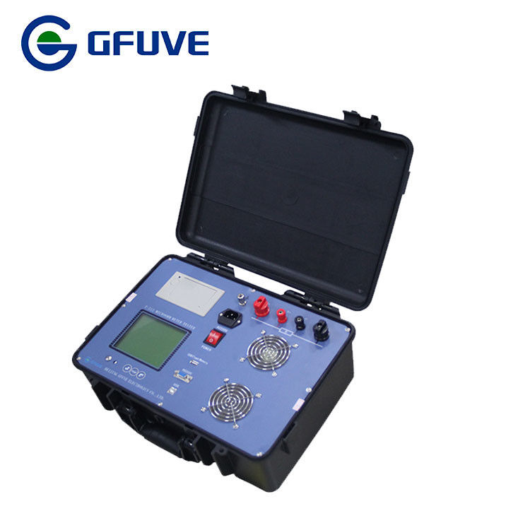 RS232 Portable Circuit Breaker 100A Contact Resistance Test Equipment