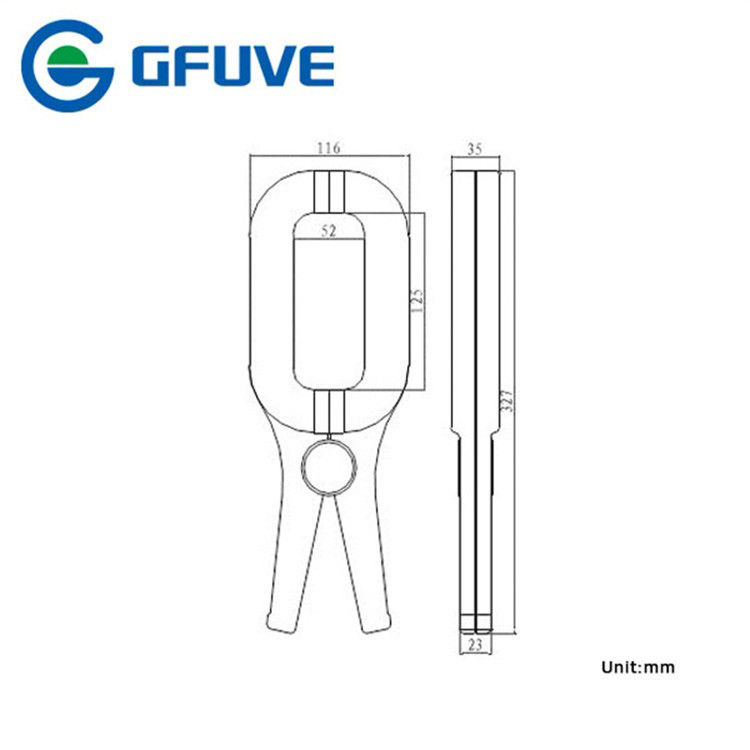 GFUVE Q125 White AC Current Probe , Amp Probe Clamp Digital Energy Meters Application