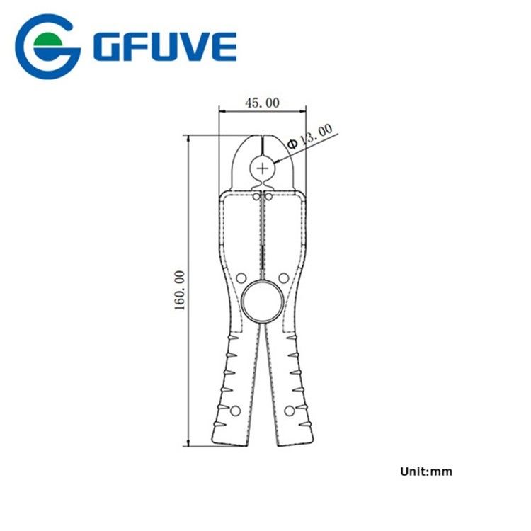 GFUVE Q13 Permalloy Oscilloscope Clamp on Amp AC Current Probe Compact Size For 10A Electrical clamp meter