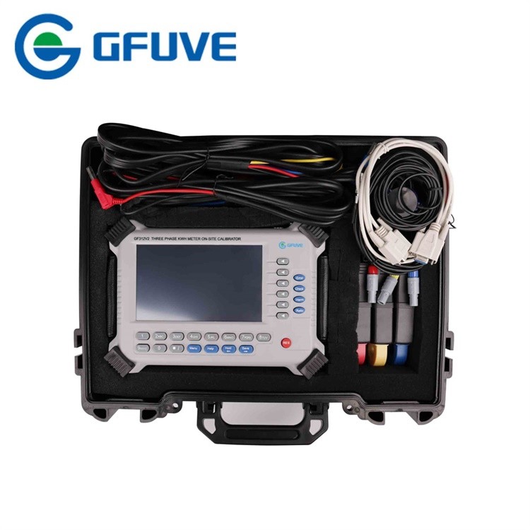 Portable Three Phase  Electric Meter Calibration Device With 7inch color touch LCD & 100A clamp on ct
