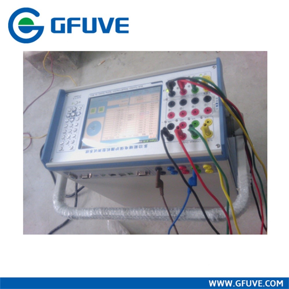 Portable Three Phase Protective Relay Test Set With Instruments Testing Function