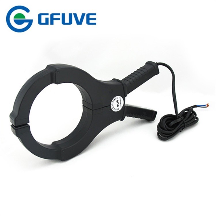 4mm banana Cable Clamp On Current Transformer Current Clamp 600V Voltage 110mm Electricity Cable