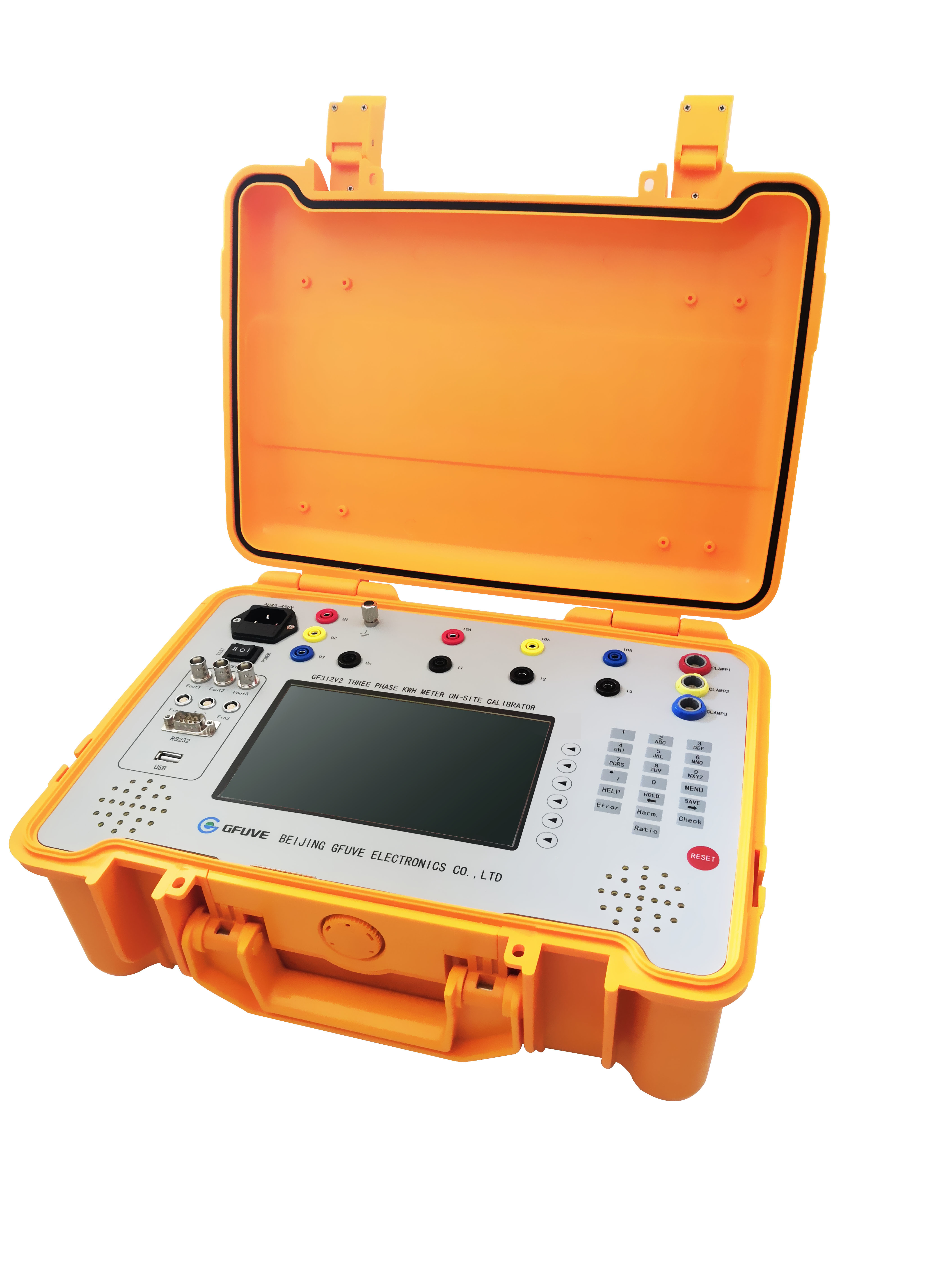 High Precision Electrical Test Equipment Calibration For 0.02% Three Phase Portable Reference Meter