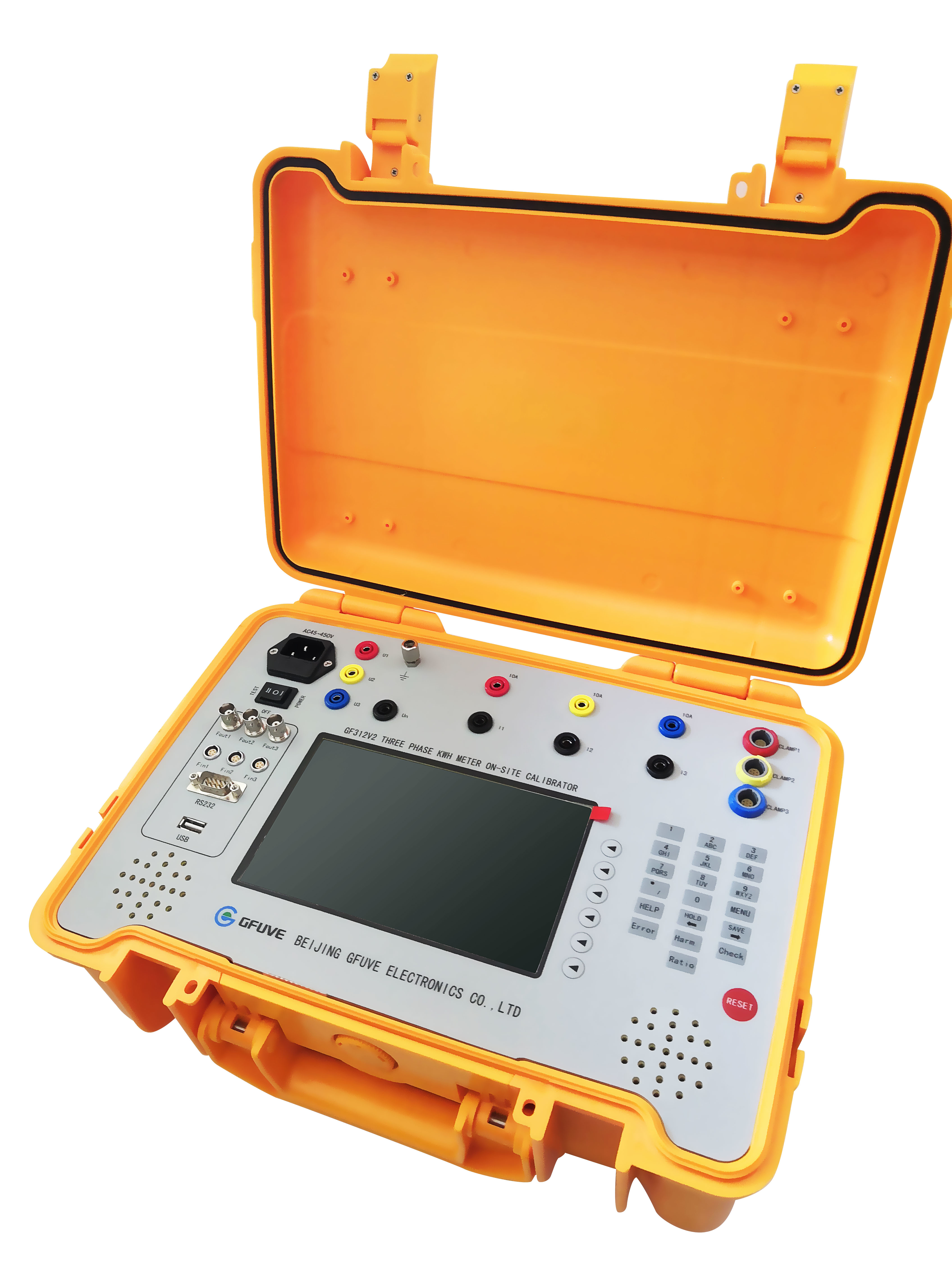 High Precision Electrical Test Equipment Calibration For 0.02% Three Phase Portable Reference Meter