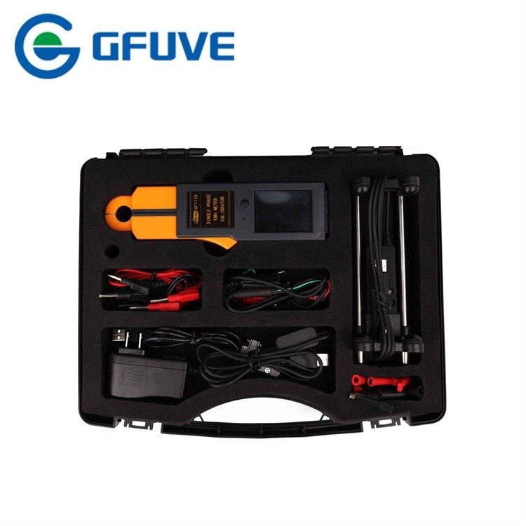 Class 0.2 Single Phase Electric Meter Calibration GF112B Yellow Color On Site Tester