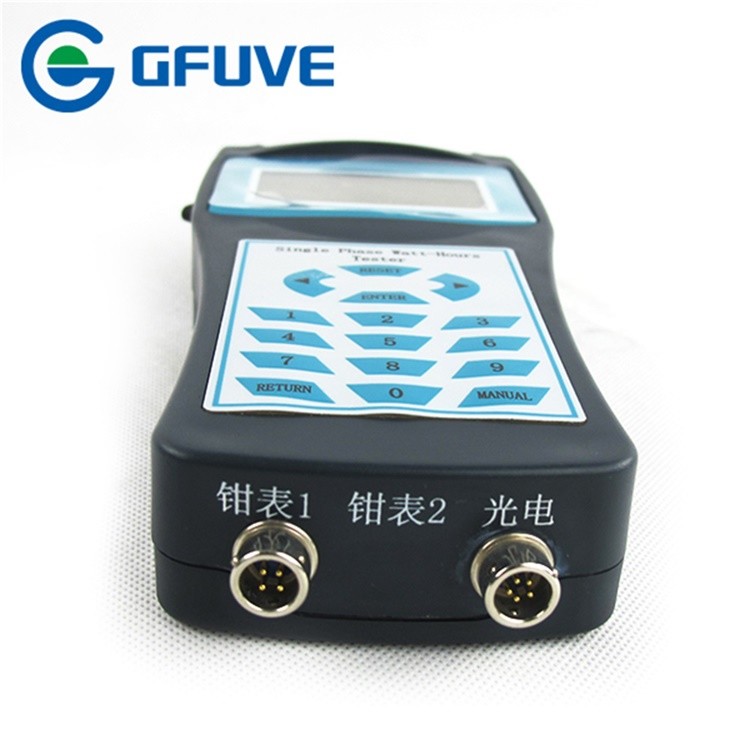 GF112 Portable Electric Meter Calibration Single Phase LCD Color Display Electric Meter Tester