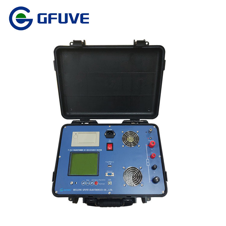 GFUVE T-213 IP65 Power Transformer Winding DC Resistance Tester 20A With 8m Cable