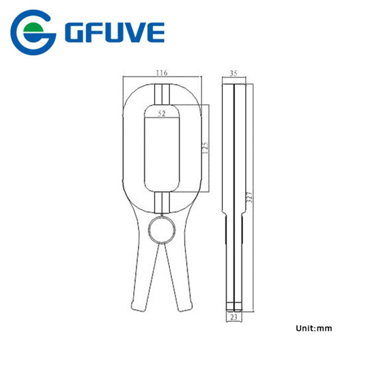 GFUVE Q125 White AC Current Probe , Amp Probe Clamp Digital Energy Meters Application