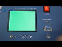 T-212 Automatic 100A 200A contact resistance tester with printer-GFUVE Electronics